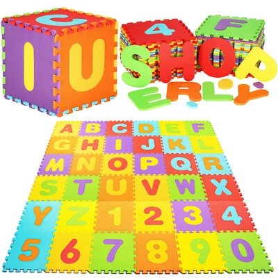 SPRINGOS Puzzlematte Spielmatte Spielteppich für Kinder Kinderteppich Schutzmatte