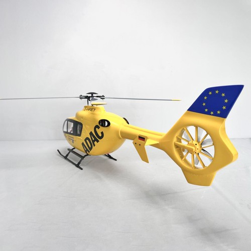 Roban RTF 450Size EC135 Yellow Blue Tail RC Helicopter 4 blades X2 Model - Picture 4 of 8
