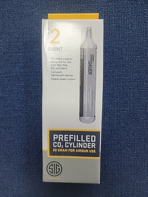 SIG SAUER 90 Gram CO2 Cylinders - 2 Pack (AC-90-2)