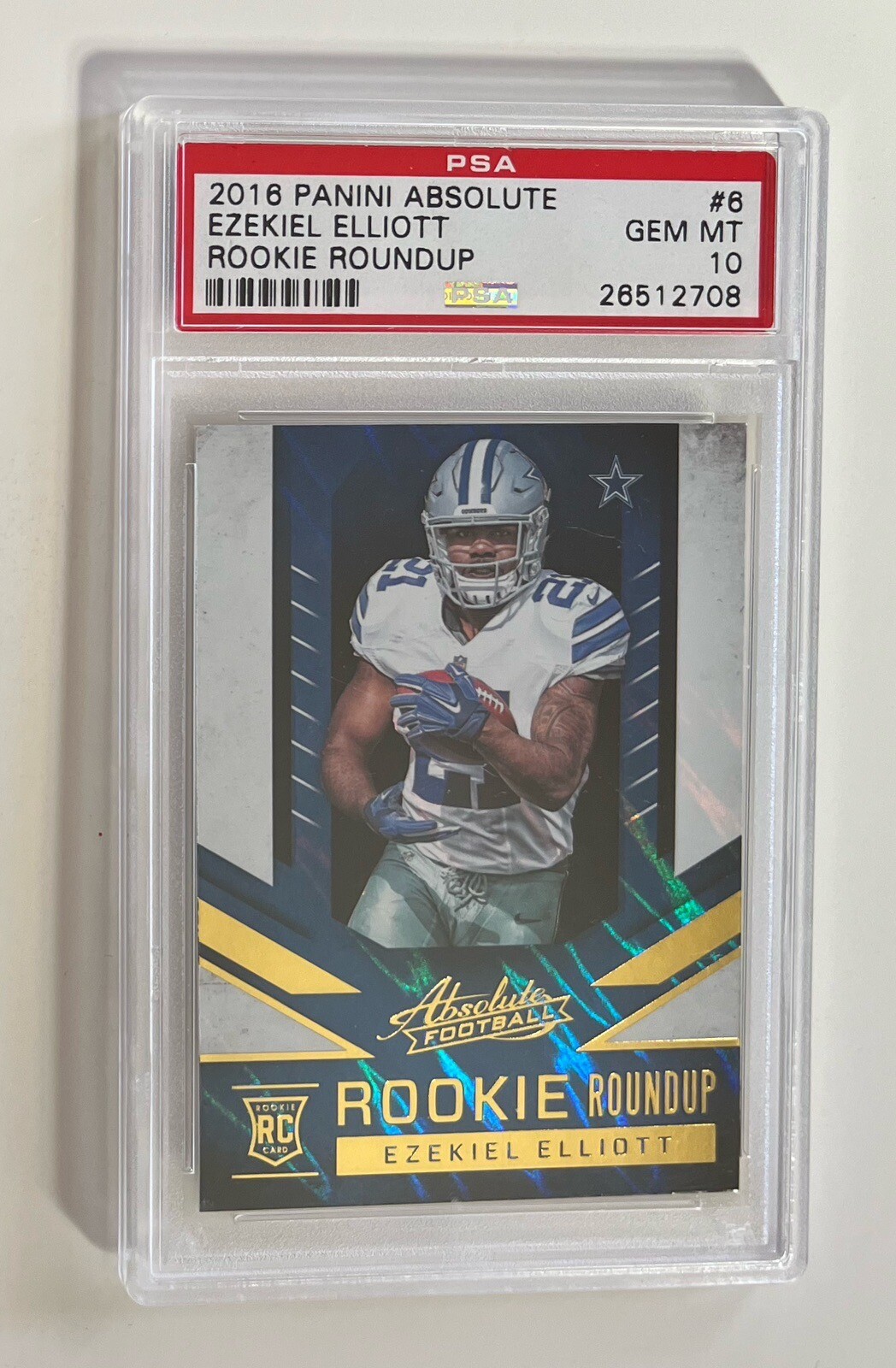 Ezekiel Elliott Panini Absolute Rookie Roundup #6 Base