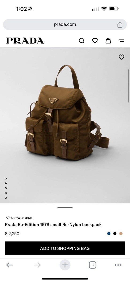 バックパック・リュック Prada Backpacks Authentic Prada Backpack - Used - New Valued Over $2,000 | eBay