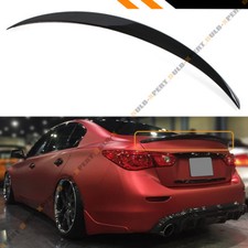 For 2014-2024 Infiniti Q50 Jdm Vip Painted Gloss Black Trunk Lid Spoiler Wing For 2014-2024 Infiniti Q50 Jdm Vip Painted Gloss Black Trunk Lid Spoiler Wing