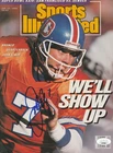 John Elway Autographed Sports Illustrated Magazine 2/22/90 JSA I556