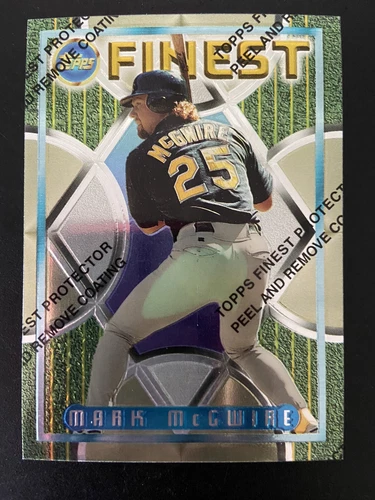 1995 Topps Finest Mark McGwire #169 Athletics w/coating