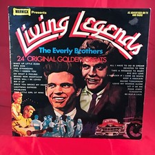 EVERLY BROTHERS Living Legends 1972 UK Vinyl LP Wake Up Little Susie best of b