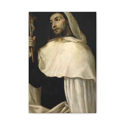 Pereda y Salgado, Antonio de - San Alberto de Sicilia - Canvas Wall Art