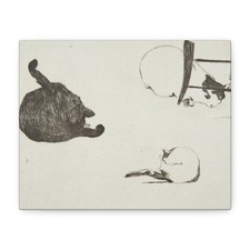 Edouard Manet - Cats - 1868–69 - Canvas Wall Art