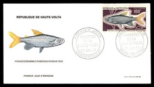 Mayfairstamps Upper Volta FDC 1969 fish First Day Cover aaz_67311