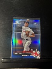 2017 Bowman Draft - Chrome Tanner Houck #BDC-65 Blue Refractor /150 (RC)