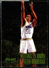 Carta Neon Bodeaux/(Shaquille O'Neal) 1994 SkyBox Premium Blue Chips #F3 