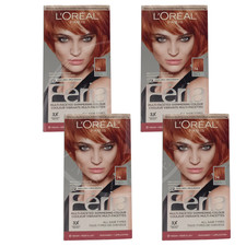 4 pack L  oreal Paris Feria Deep Copper Blonde 74 Hair Color NO TARIFF
