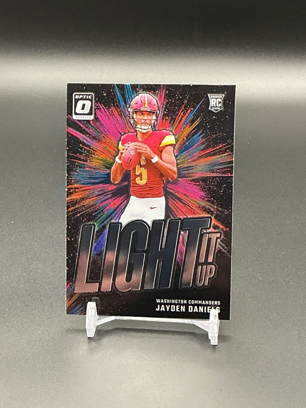 2024 Panini Donruss Optic Light It Up #8 Jayden Daniels - RC