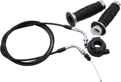 Throttle Twist Grip Set With 7/8'' Scooter Holder Housing Throttle Cable For 50cc