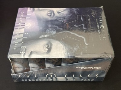 X-Files CCG The Truth Is Out There Sealed Start Deck Display