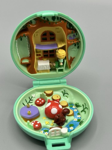 Polly Pocket 1992 Jeweled Forest Bluebird Near Complete VTG Original - NO CHAIN - Picture 5 of 9