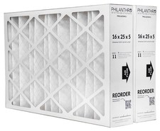 Philanthro Phil16255m11 - 2-pack 16 X 25 X 5 Air Filter Merv 11