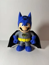 BatMan Mario 3D Printed Model - Super Mario Game Collectible Figurine fan art de