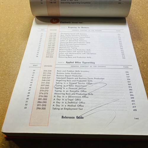 Vtg 1967 20th Century Typewriting Complete Course 9th Edition T30 Hardcover H968 - Picture 7 of 14