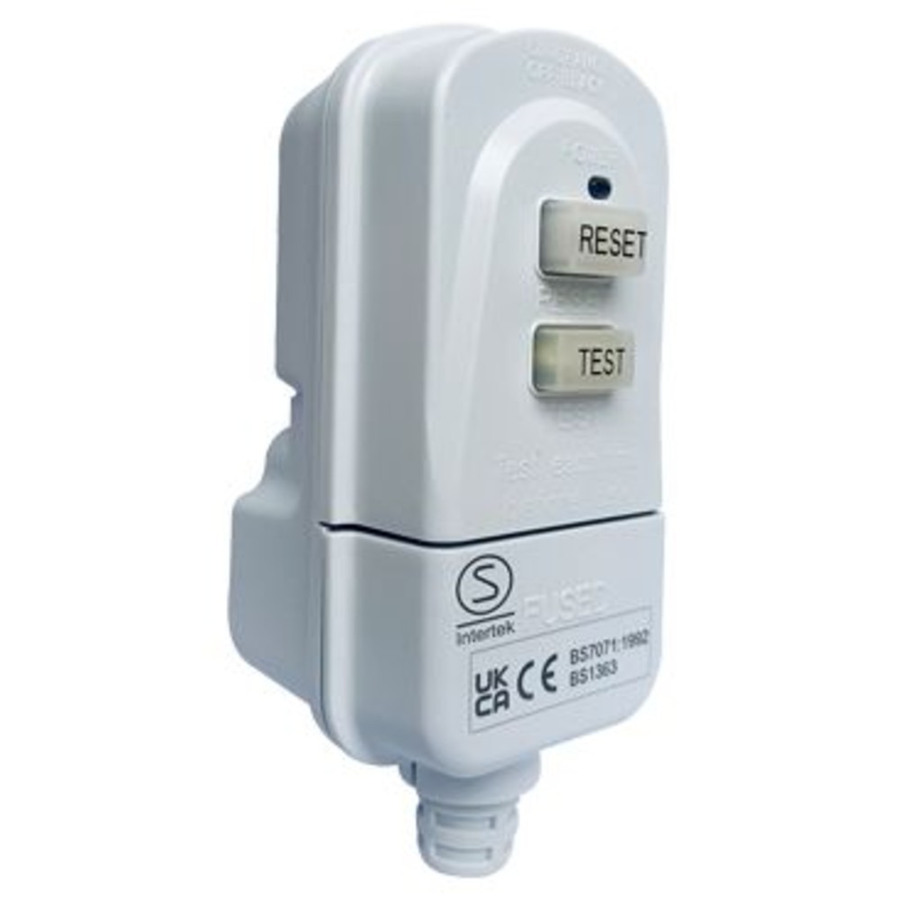 Greenbrook RCDP SafetySure RCD Plug 13A 30mA (White)