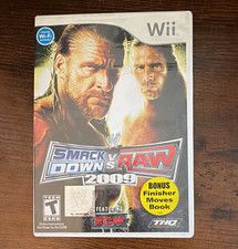 THQ WWE SmackDown vs. Raw 2009 Nintendo Wii NTSC-U/C T Bonus Book