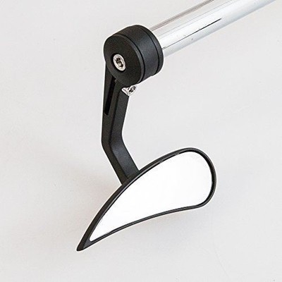 Universal Custom Motorrad 7/8 Zoll Lenkerendenspiegel schwarz