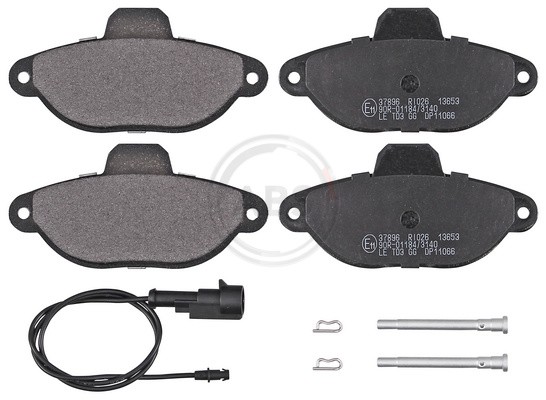 A.B.S. 37896 Bremsbelagsatz, Scheibenbremse For Fiat Lancia-image