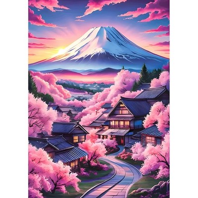 DPHERO Mount Fuji Diamond Painting Kits for Beginners Adults,5D DIY USYZ683 