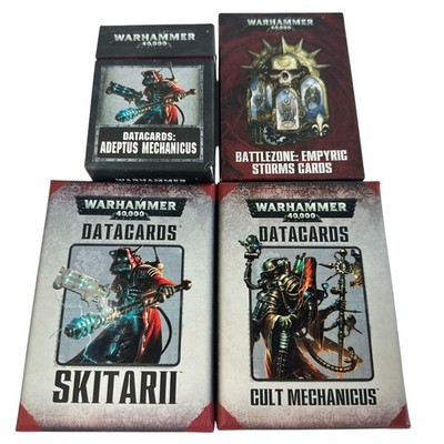 Warhammer 40000 Datacards Lot: Adeptus Mechanicus Skitarii Cult Mechanicus Battl