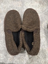 Acorn Wool Blend Slip-On Slippers with Comfort Cushioning
