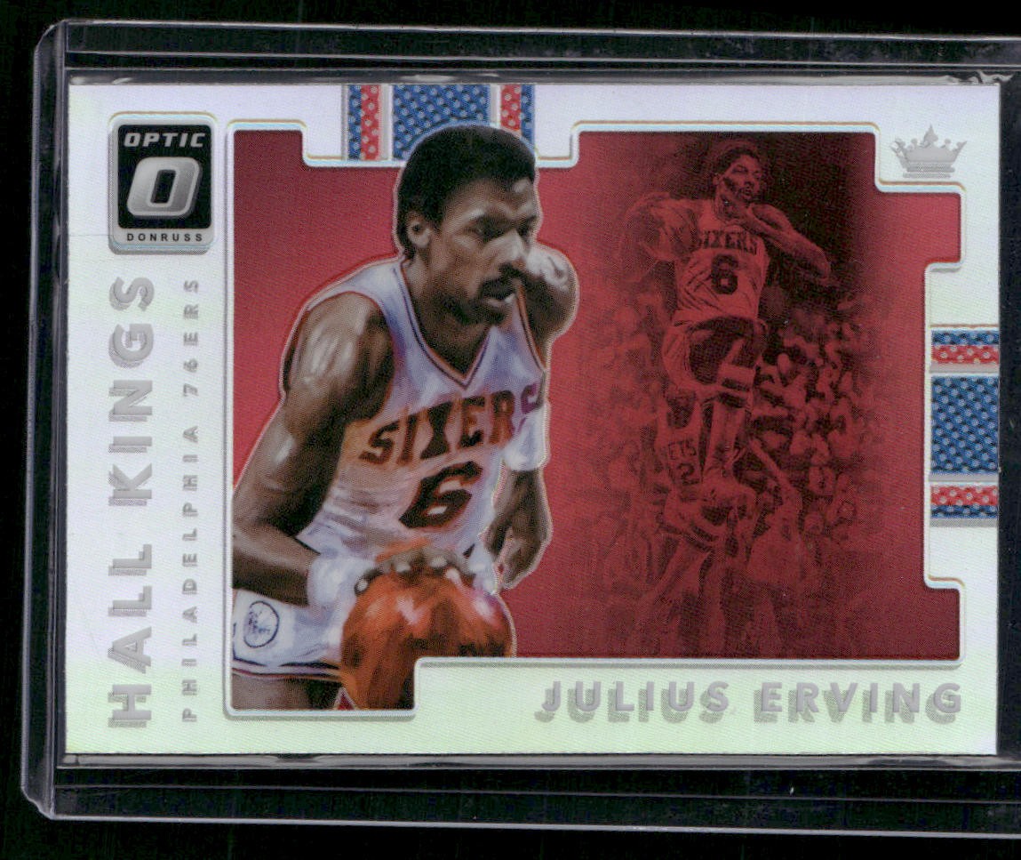 2017-18 Donruss Optic #5 Julius Erving Hall Kings Holo