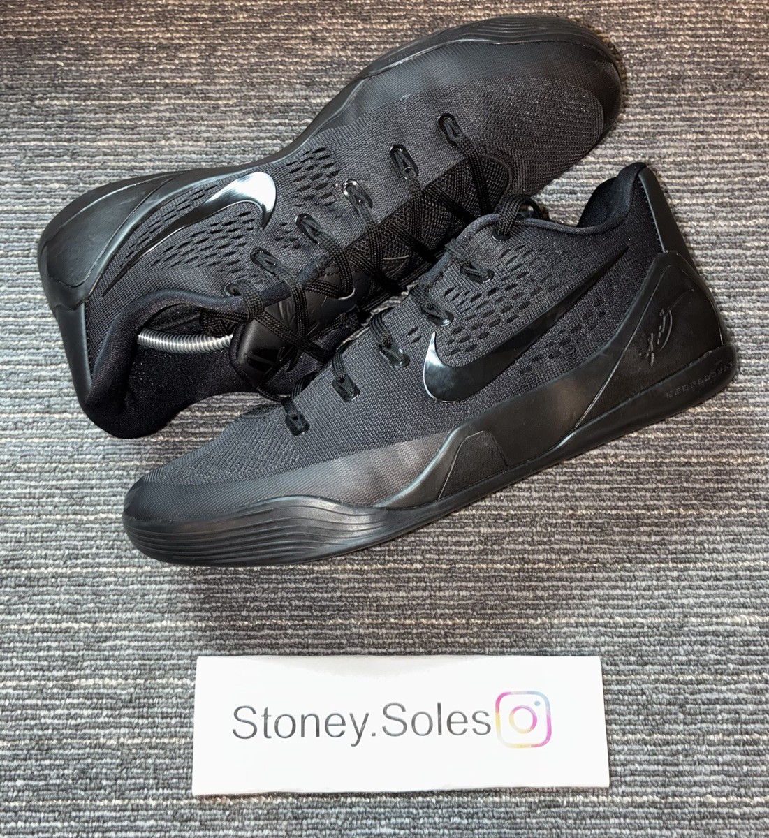 CLEAN Nike Kobe 9 Blackout College PE Size 13 With Box | eBay