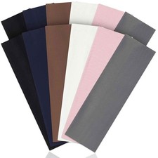 12pcs Sports Headbands Elastic Sweat Hair Band Wrap Workout Yoga Gym Running Run