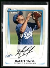 Rafael Ynoa 2011 Bowman #BP79 Prospects Los Angeles Dodgers
