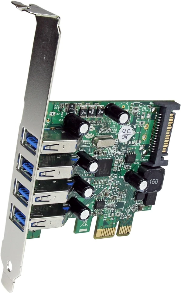 StarTech.com 4-Port PCI Express SuperSpeed USB 3.0 Controller Card with UASP - U - Image 2 of 4