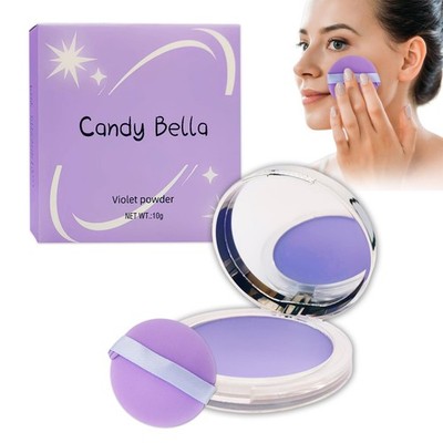 Lavendel Matt PuderOil Control GesichtsMakeUpFixierpuder Wasserbeständig