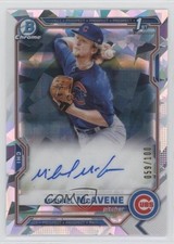 2021 Bowman Chrome Prospects Atomic Refractor 59/100 Michael McAvene Auto 9hx