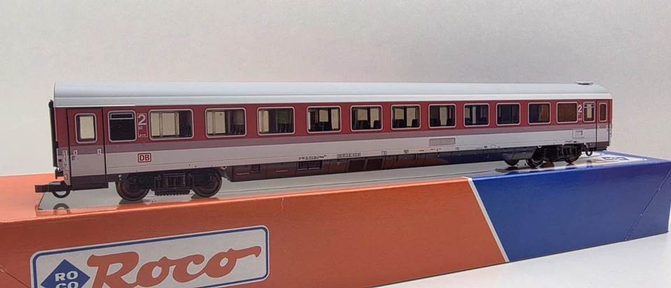 Roco H0 45257 Abteilungswagen 2. Kl. der DB NEUWERTIG UNBESPIELT m.OVP TOP 