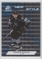 2021-22 SP Game Used CHL Edition New Style Teal Foilboard 1/10 Conor Geekie 05iv
