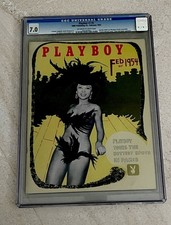 Playboy Magazine February 1954 Volume 1 #3 CGC 7.0