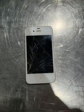 WHITE Apple iphone 4s FOR PARTS ONLY