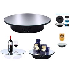 Elegant 360  Photography Rotating Stand - 7.87in for Jewelry  Cake Displays