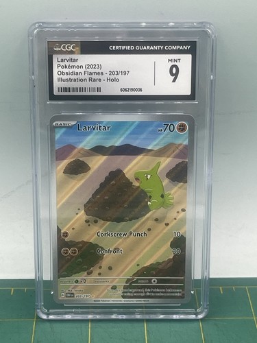 Larvitar graded CGC 9 for sale on eBay