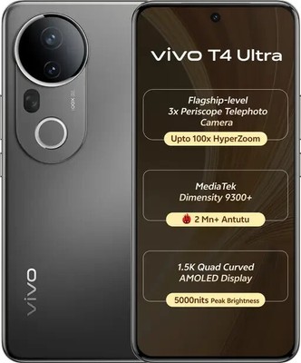 vivo T4 Ultra 5G - Factory Unlocked - Dual SIM - 512 GB Storage - Global...