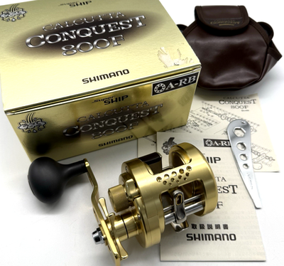 リール SHIMANO CALCUTTA CONQUEST 800F NEARMINT Shimano Calcutta Conquest 800f RH Baitcasting Reel #320