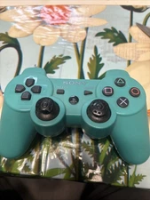 OEM Sony Playstation 3 PS3 controller Green Clean & Working
