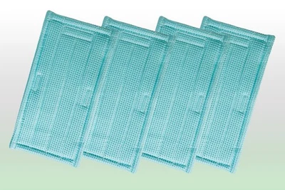 ORIGINAL Vorwerk SP520/ SP530 4x Universal SOFT Reinigungstücher Blau *geöffnet*