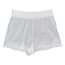 Athleta Weekender High Rise 3” Run Shorts White Women’s Medium
