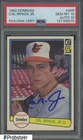 1982 Donruss #405 Cal Ripken Jr RC Rookie HOF PSA 10 PSA/DNA 10 AUTO
