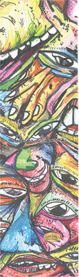 Pvblic Domain Skateboard Grip Tape Sheet 9'' x 33'' Wondered 2 Dolan Stearns