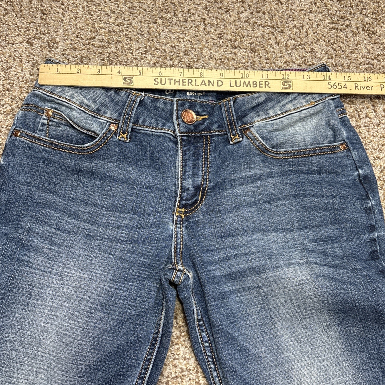 Women's Wranglers Boot Cut Size 5x34 Denim Jeans Fits 28 X 32 - View 7